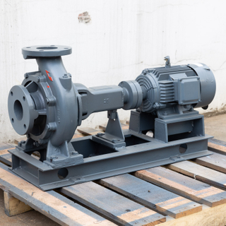 dry pit non-clog pump on land pump wastewater treatment plant sewage and sludge pumping equipment